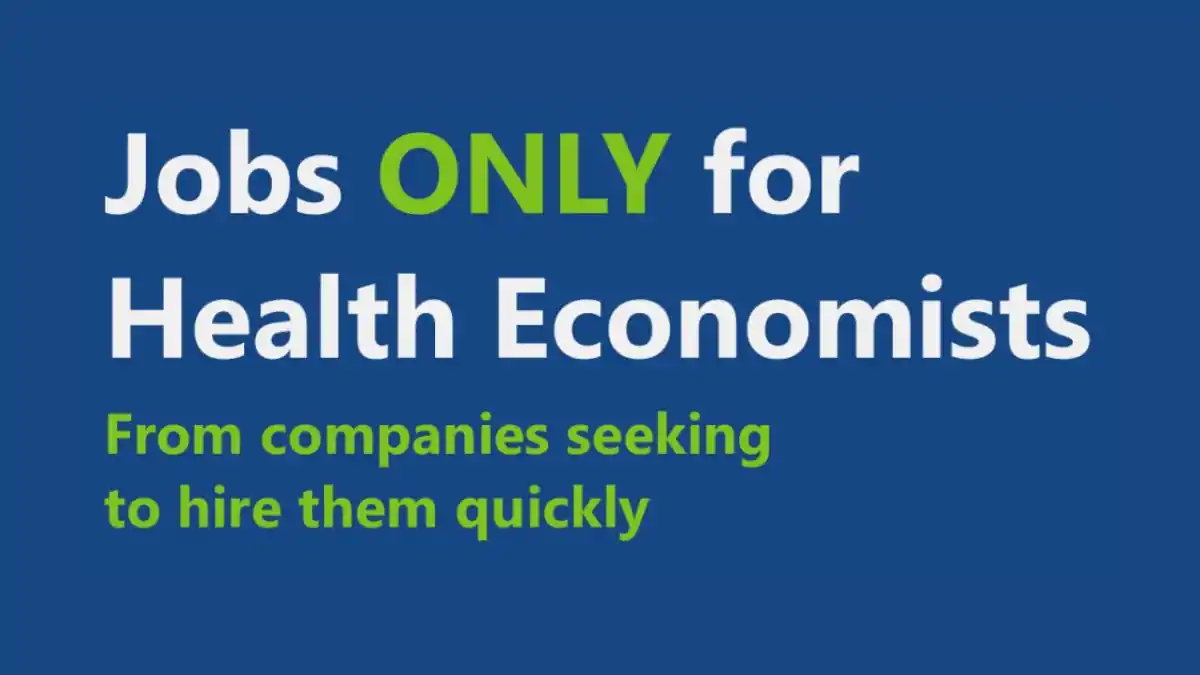 Jobs for Health Economists