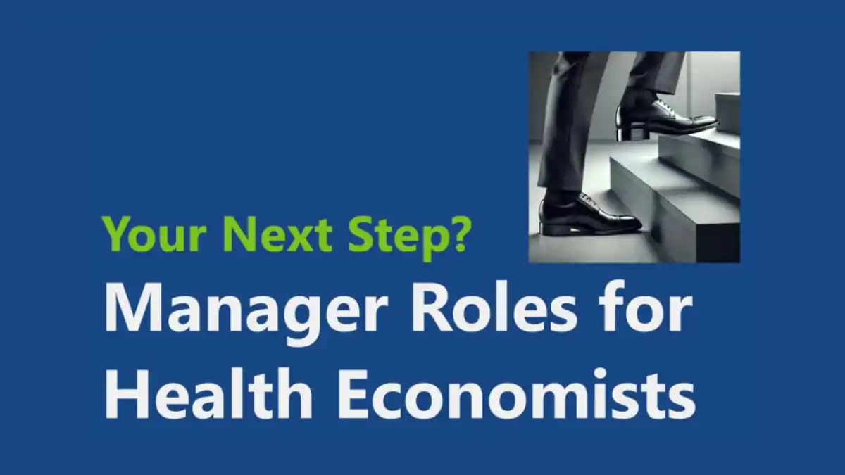 Health economics manager roles